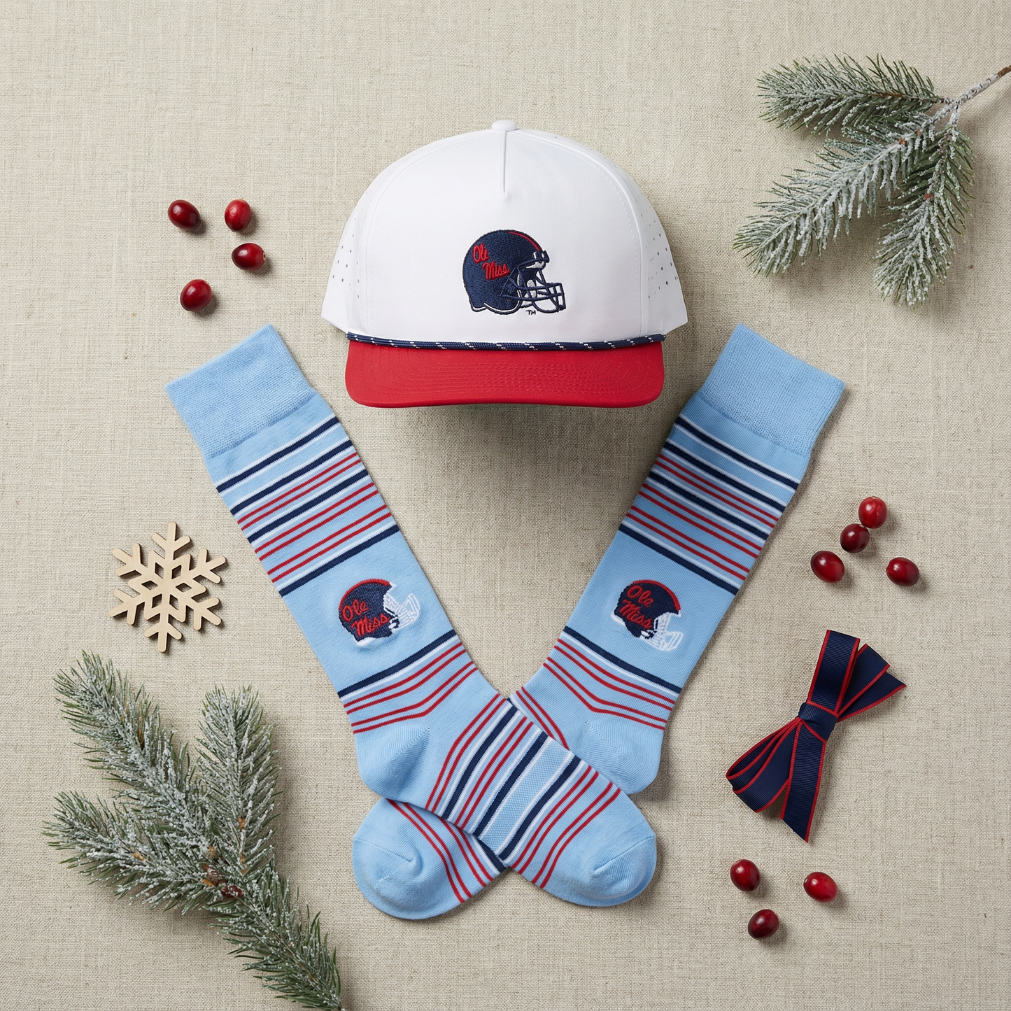 Hovi X Dead Soxy Collab - White Hat & Powder Sock Bundle