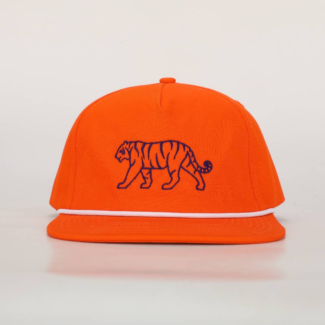 Orange Tiger Rope Hat