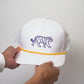 LSU Tiger Performance Rope Hat - White