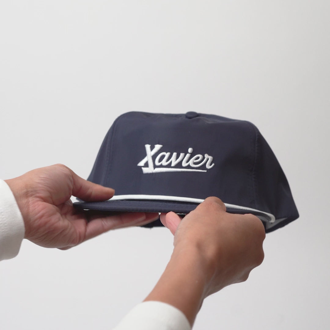 Xavier Poly Rope Hat - Navy Blue