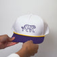 LSU Tiger Performance Rope Hat - White/Purple