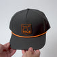Tennessee Coonhound Performance Rope Hat -Smokey Grey Patch - PREORDER