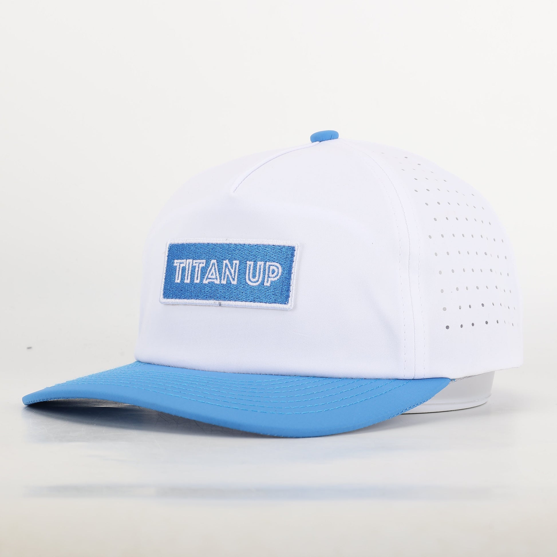 tennessee titans performance hat white and blue 