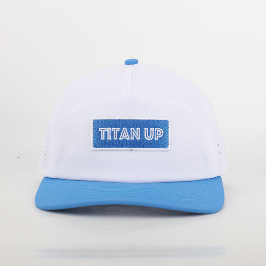 tennessee titans performance hat white and blue 