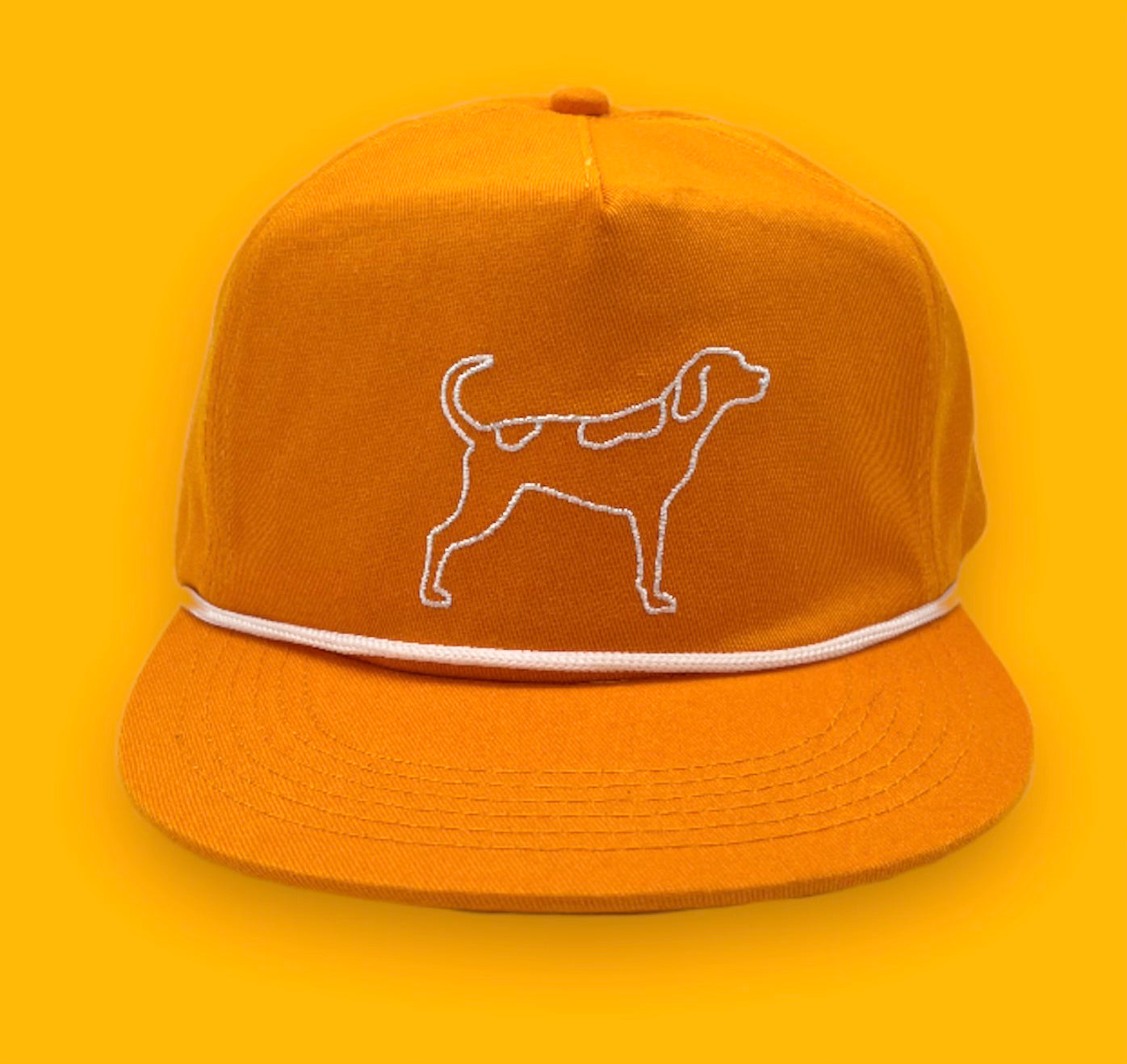 Coonhound Rope Hat - Orange