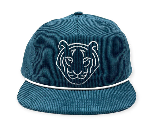 Blue Tiger Corduroy Rope Hat